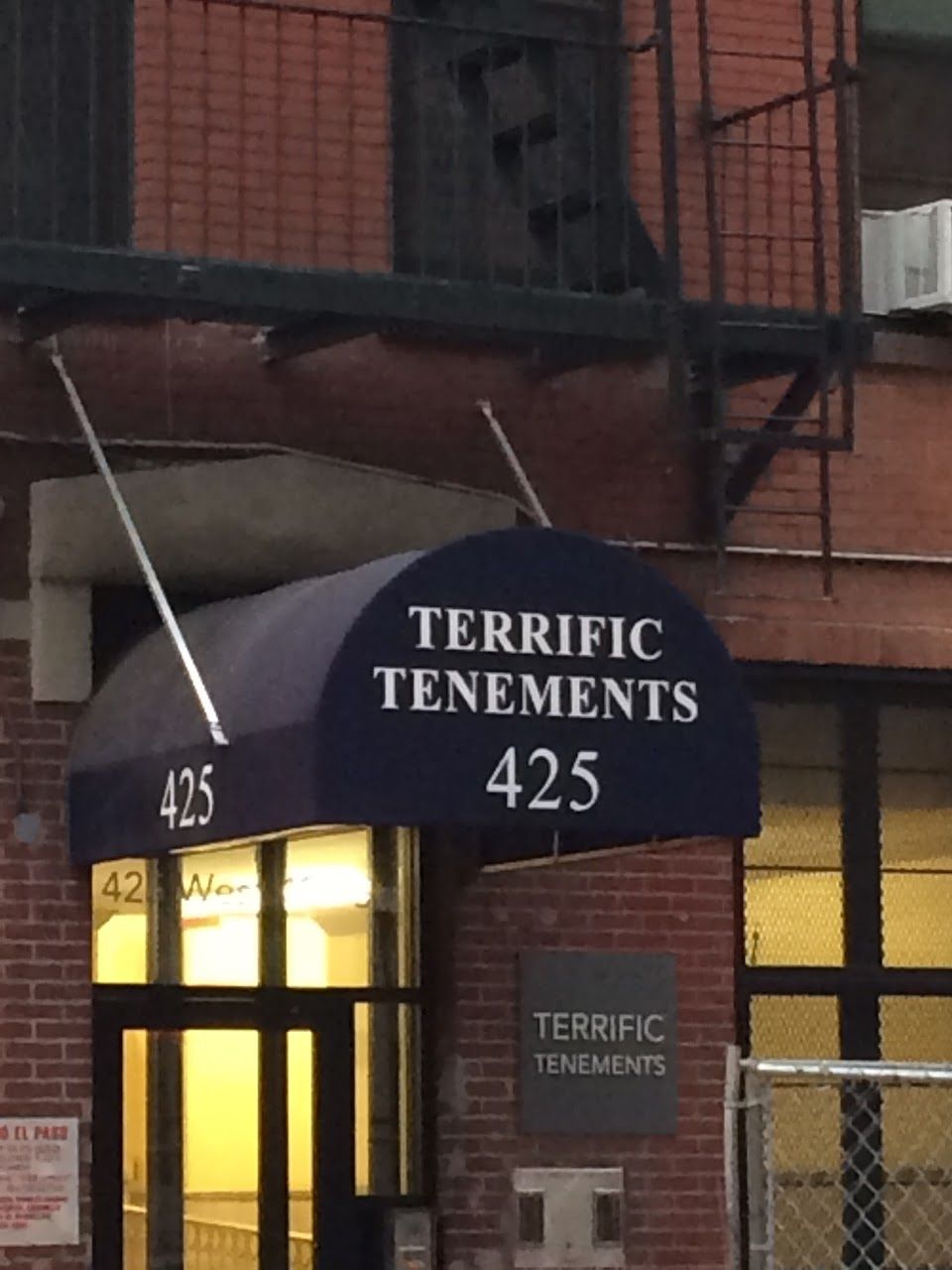 Terrific Tenements