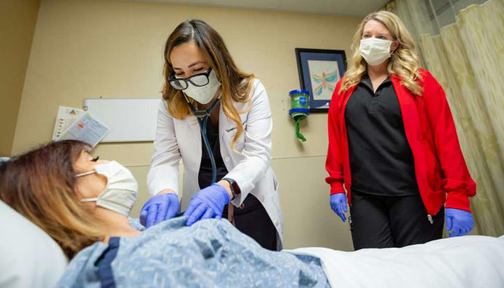 In emergency departments, what system helps determine which patient receives treatment first?