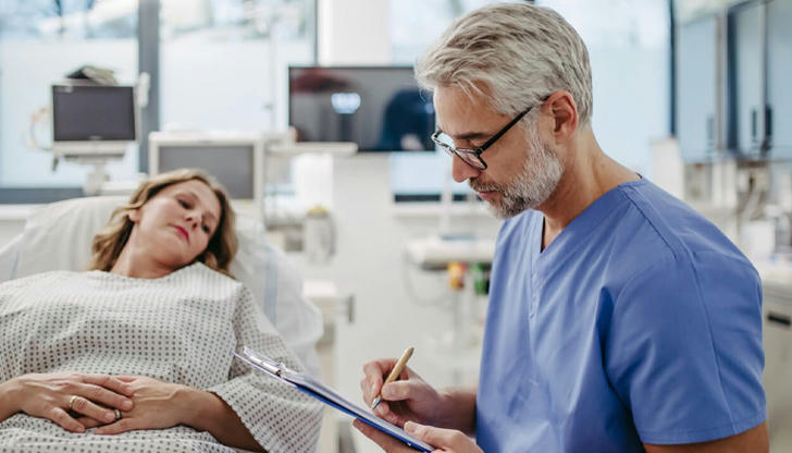 After an overnight hospital stay, which charge appears on the bill?