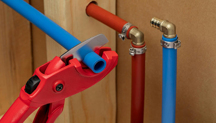 Which pipe type can bend around corners and tight spaces without breaking?