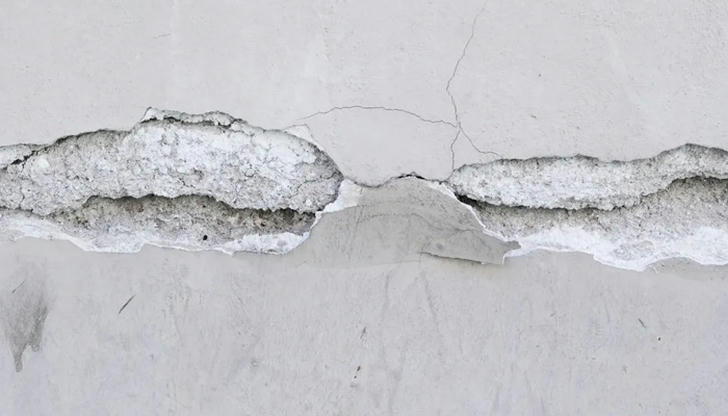 What does spalling refer to in concrete?