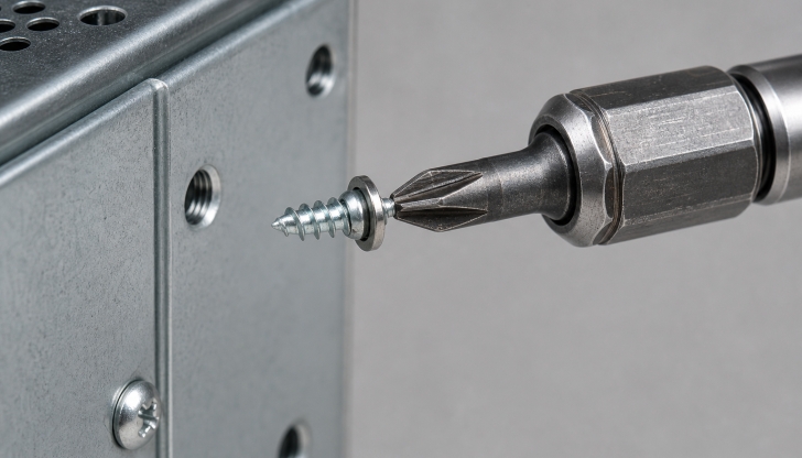 Which driver is best for removing the hex-head screws on furnace and AC access panels?