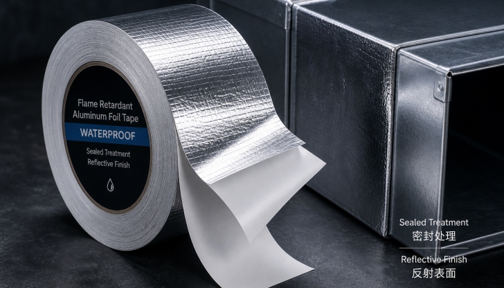 Which adhesive film is code-approved for sealing joints on sheet metal air ducts?