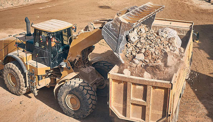 Which task is a wheel loader best suited for?