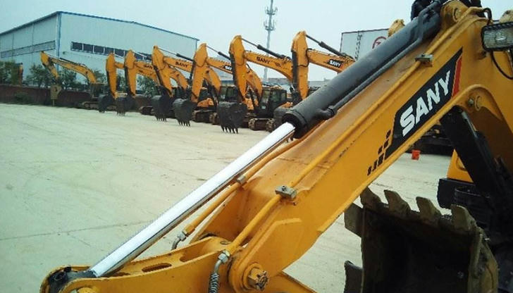 What part controls movement of the boom or arm on heavy machines?