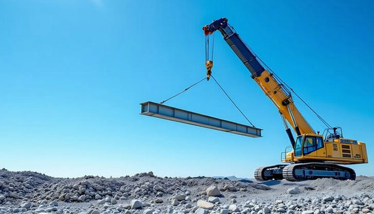 Which scenario calls for a crane?