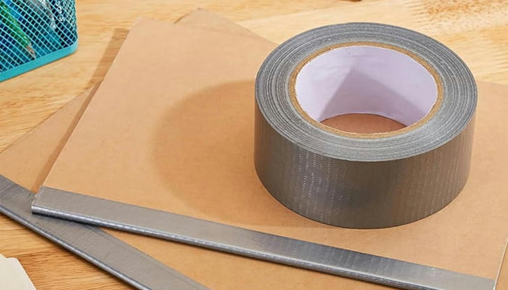 You used this silver tape on ducts — what’s it called?