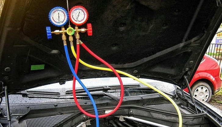 Color-coded hoses connect to the system — what are they?