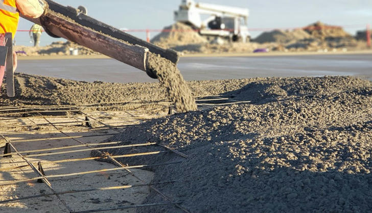 During pouring, what is important to avoid?