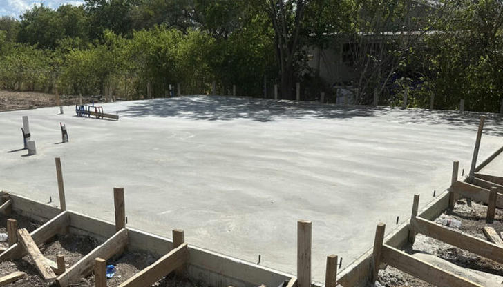If concrete feels firm but still gains strength, what time is this?