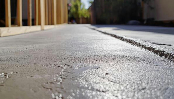 Is sunny weather always better for curing concrete?