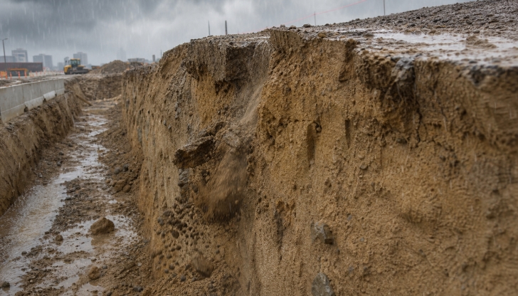 Excavating a trench deeper than 1.5m without shoring is MOST hazardous in which soil class?