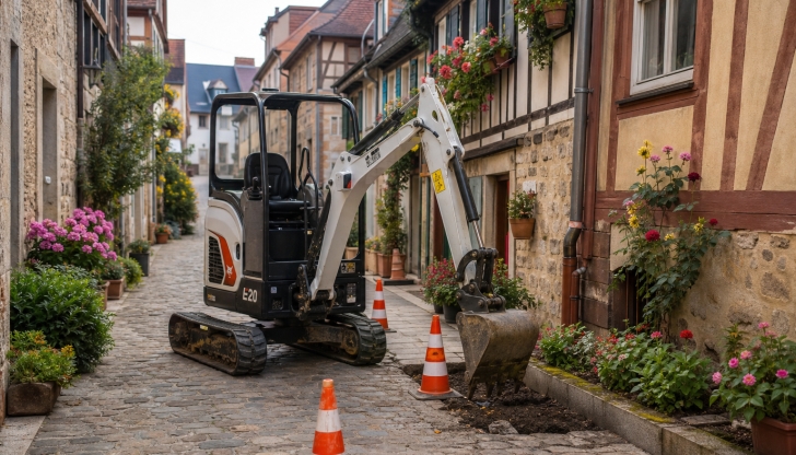 Which operating weight limit range widely defines a mini or compact excavator in the industry?