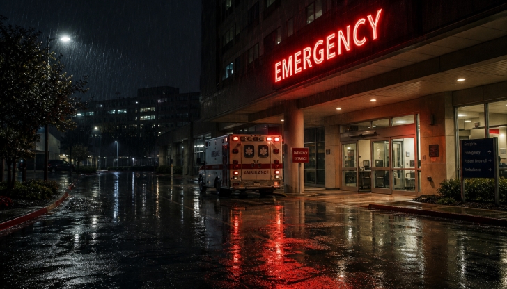 Which of the following medical symptoms is a critical signal to go straight to a hospital ER instead of a local Urgent Care clinic?