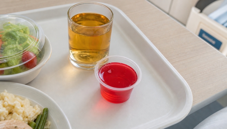 Which item is permitted on a restricted "Clear Liquid Diet" hospital plan before a colonoscopy or stomach surgery?