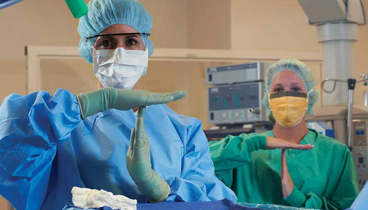 Which hospital procedure ensures the right patient, surgery, and site before an operation?