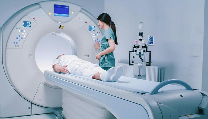 What is a CT scan used to examine?