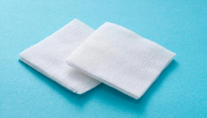 This absorbent material is often used to cover and protect wounds. What is it?