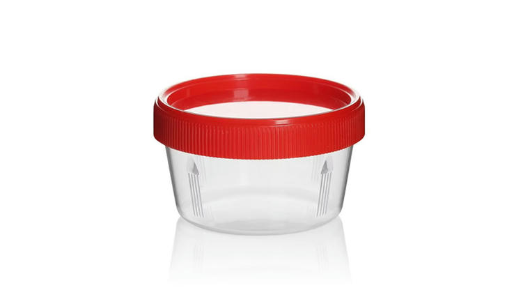 Which disposable item is used to collect sputum samples for respiratory testing?