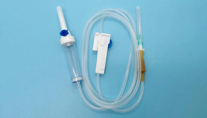 This disposable plastic tube is commonly used for intravenous fluid administration. What is it?