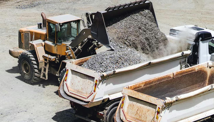 Which machine is mainly used to load loose materials?