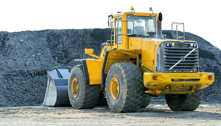 Where is a wheel loader most commonly used?