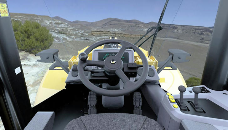 Which part houses the operator controls and seat?