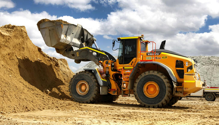 For which location is a wheel loader ideal?