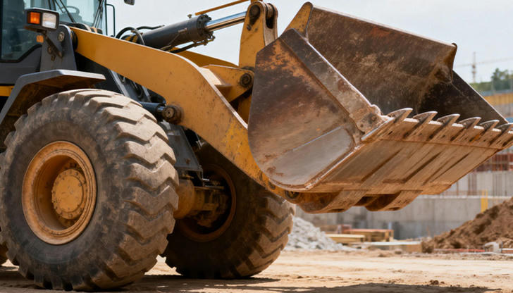 Why is counterweight important on a wheel loader?