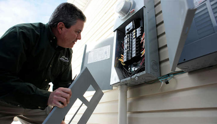 If an HVAC unit suddenly shuts down during operation, what’s the safe first step before inspection?
