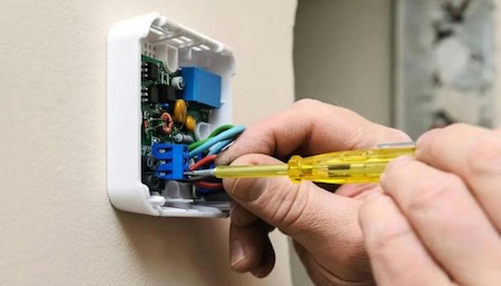 Which of the following problems is clearly handled by an HVAC service?