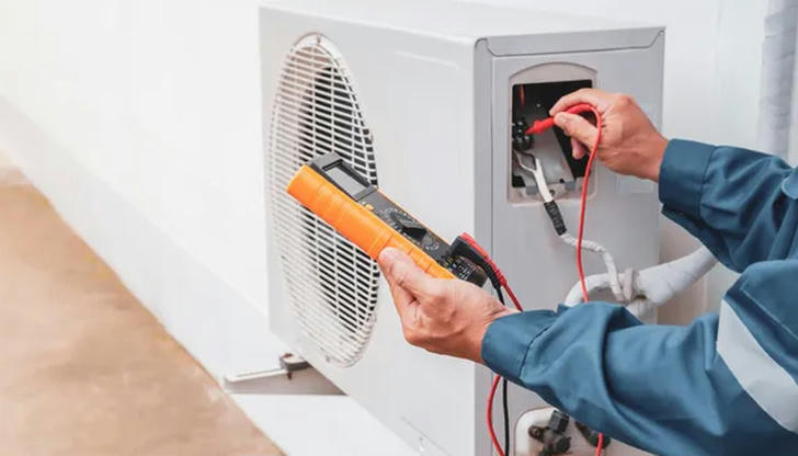 Weak airflow is felt throughout the entire house. What is the most appropriate next step?