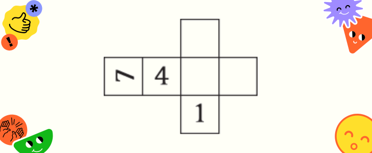 Cube：What does the resulting cube look like if you fold this cube together?