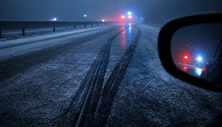 Which mechanical failure most directly triggers a semi-trailer jackknife?