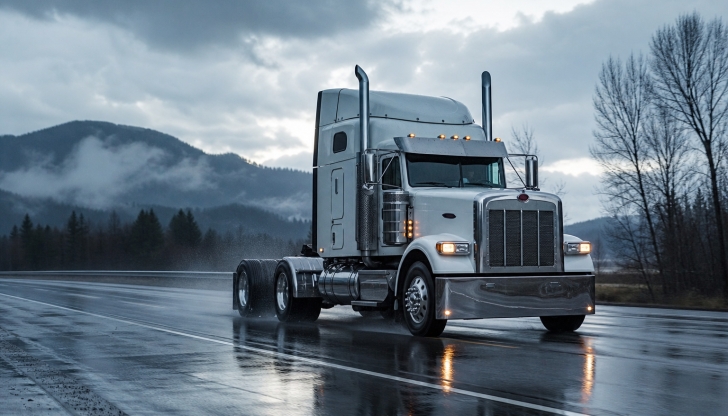 In trucker lingo, what does 'bobtailing' mean?