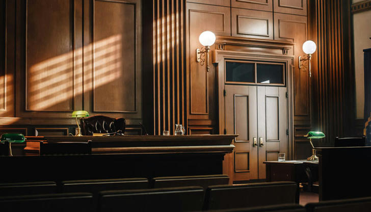 Which term describes the power of a court to hear a particular type of case?
