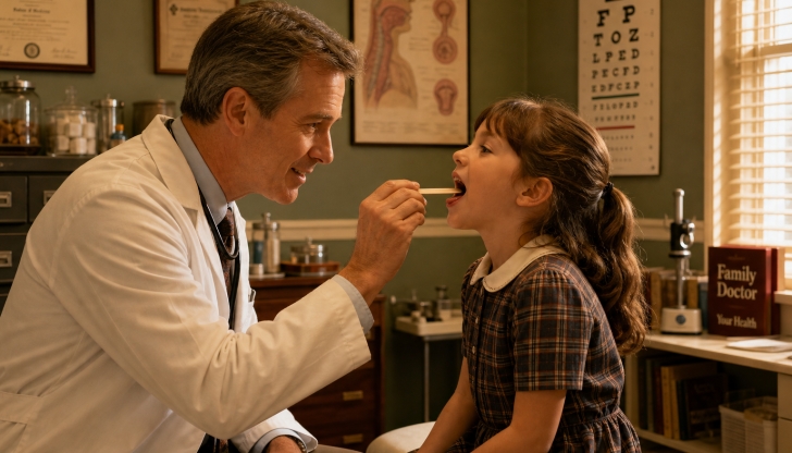 What flat, wooden stick was used by your childhood family doctor to hold your tongue down while you said "Ahhh"?