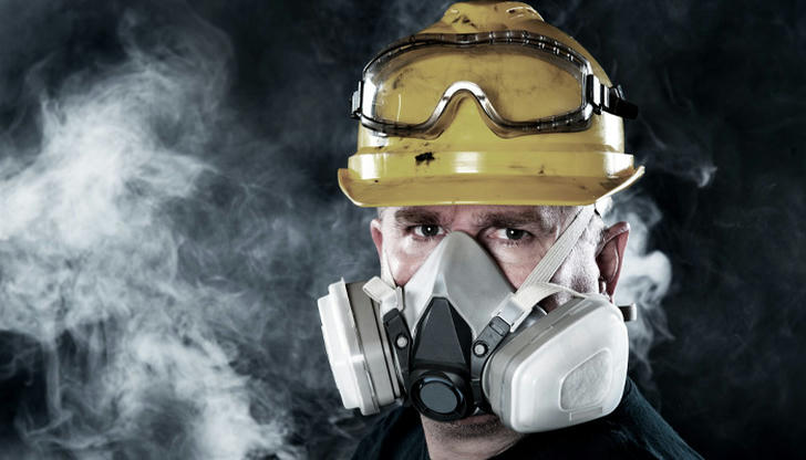 Why is proper respiratory protection sometimes required even with ventilation?
