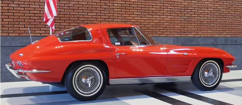 What's the name of this iconic sports cars with a split rear window?