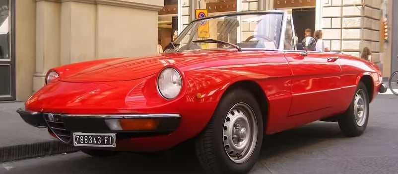 What's the name of this Italian car with silk-smooth handling?
