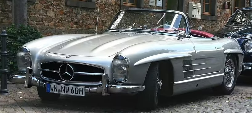 Do you know this car that introduced gull-wing doors to the world?
