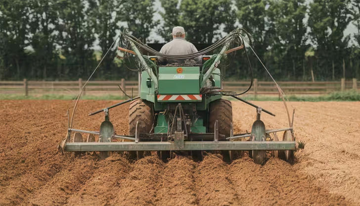 What job does a power tiller perform?