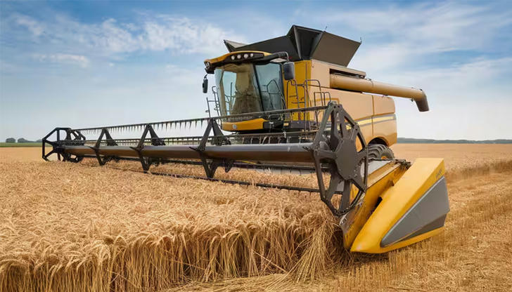What key task does a combine harvester perform?