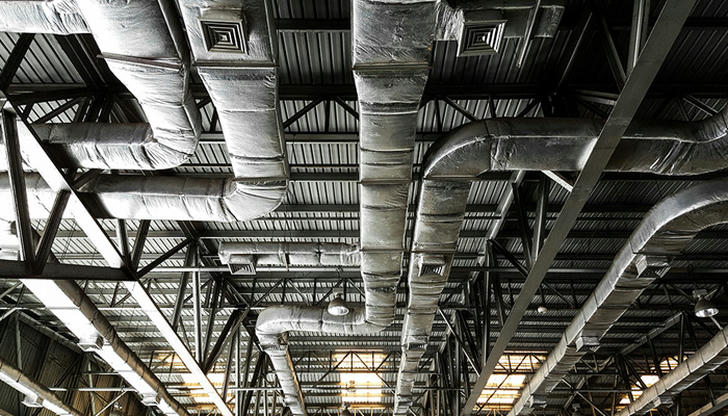 Which HVAC part is most commonly used to distribute air throughout a home?