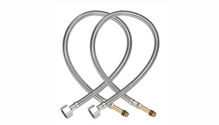 Identify this braided tube under a sink: