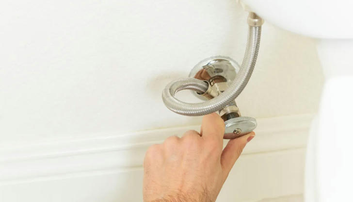 This small valve is often located behind a toilet. Name it.