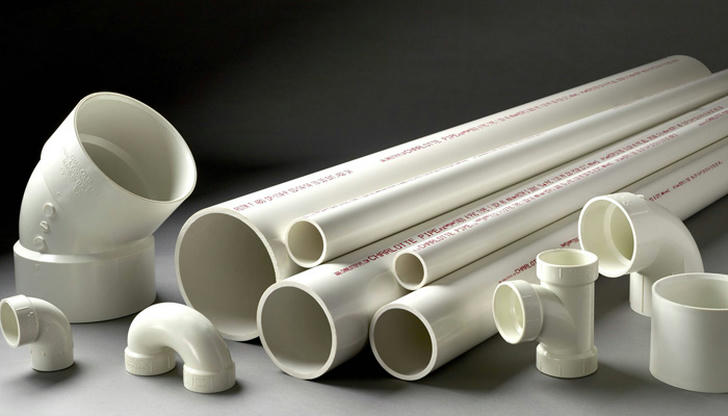 This white plastic plumbing item is called what?