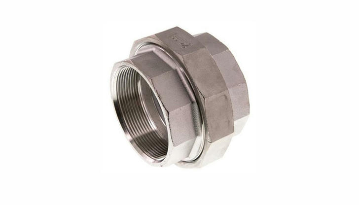 Identify this straight fitting used to join two sections: