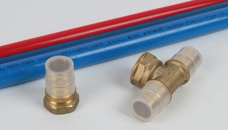 Which pipe is most commonly used for residential cold water supply?