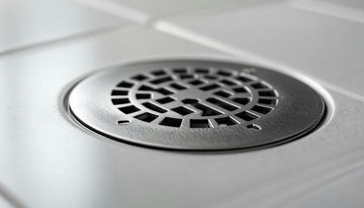 What is the purpose of this trap cover on a floor drain?